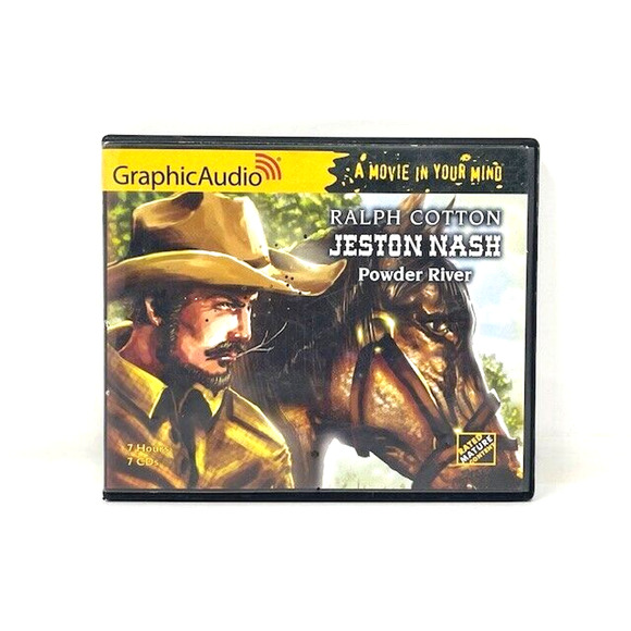 Jeston Nash Powder River 7 CD Audiobook-Ralph Cotton Graphic Audio - Picture 1 of 3